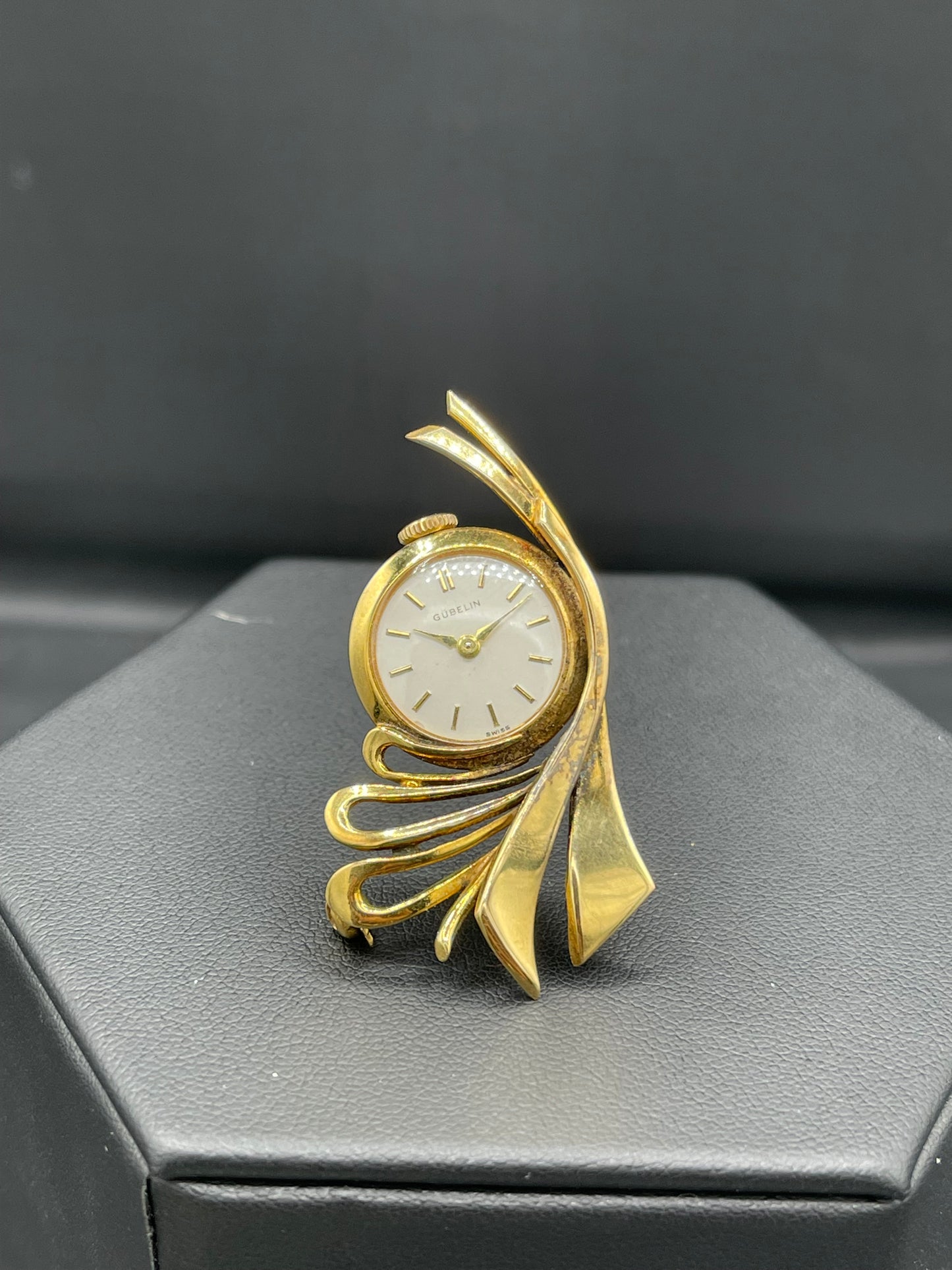 Vintage Gubelin Watch Brooch