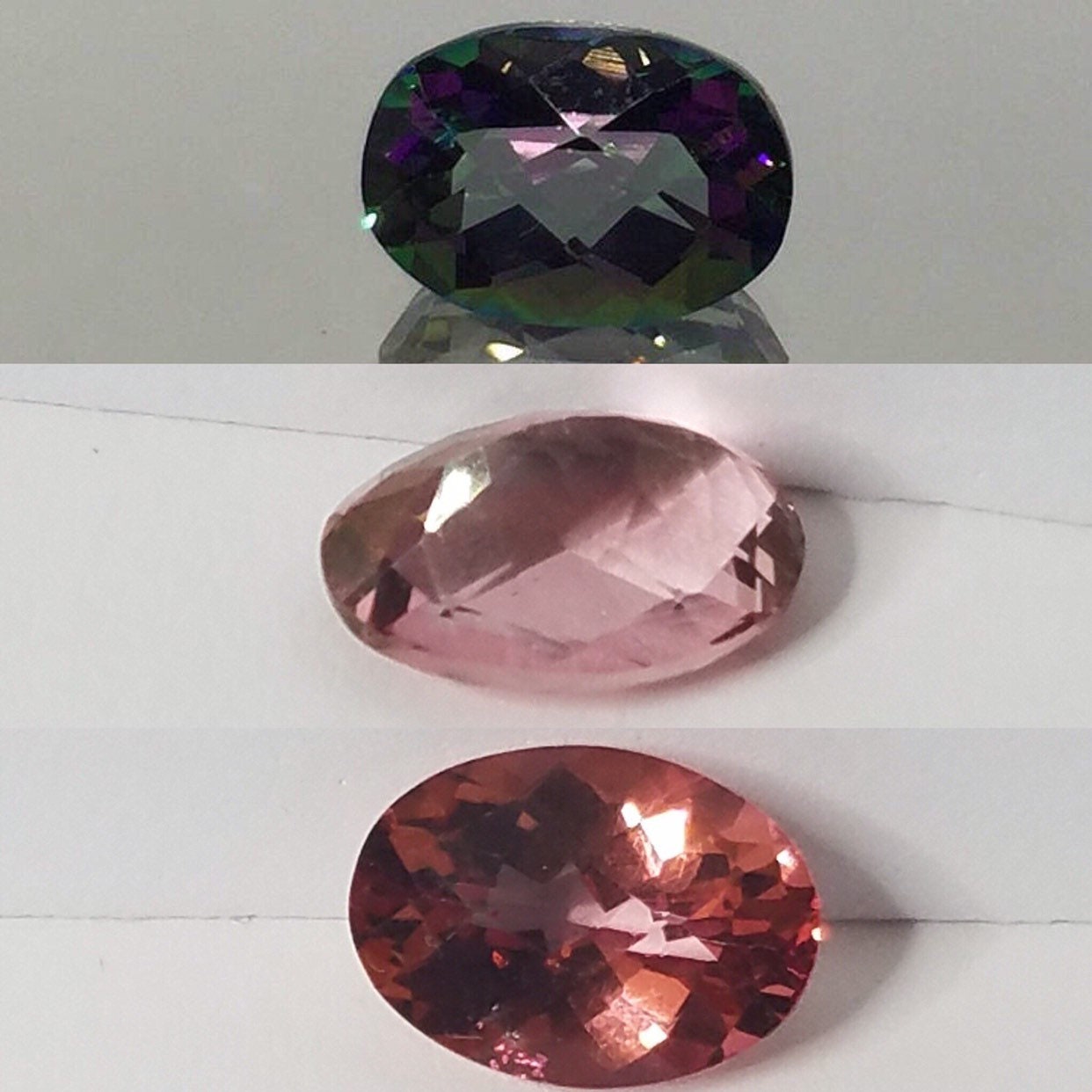 Mystic Fire Topaz Patented authentic Azotic 10x14 MM Oval