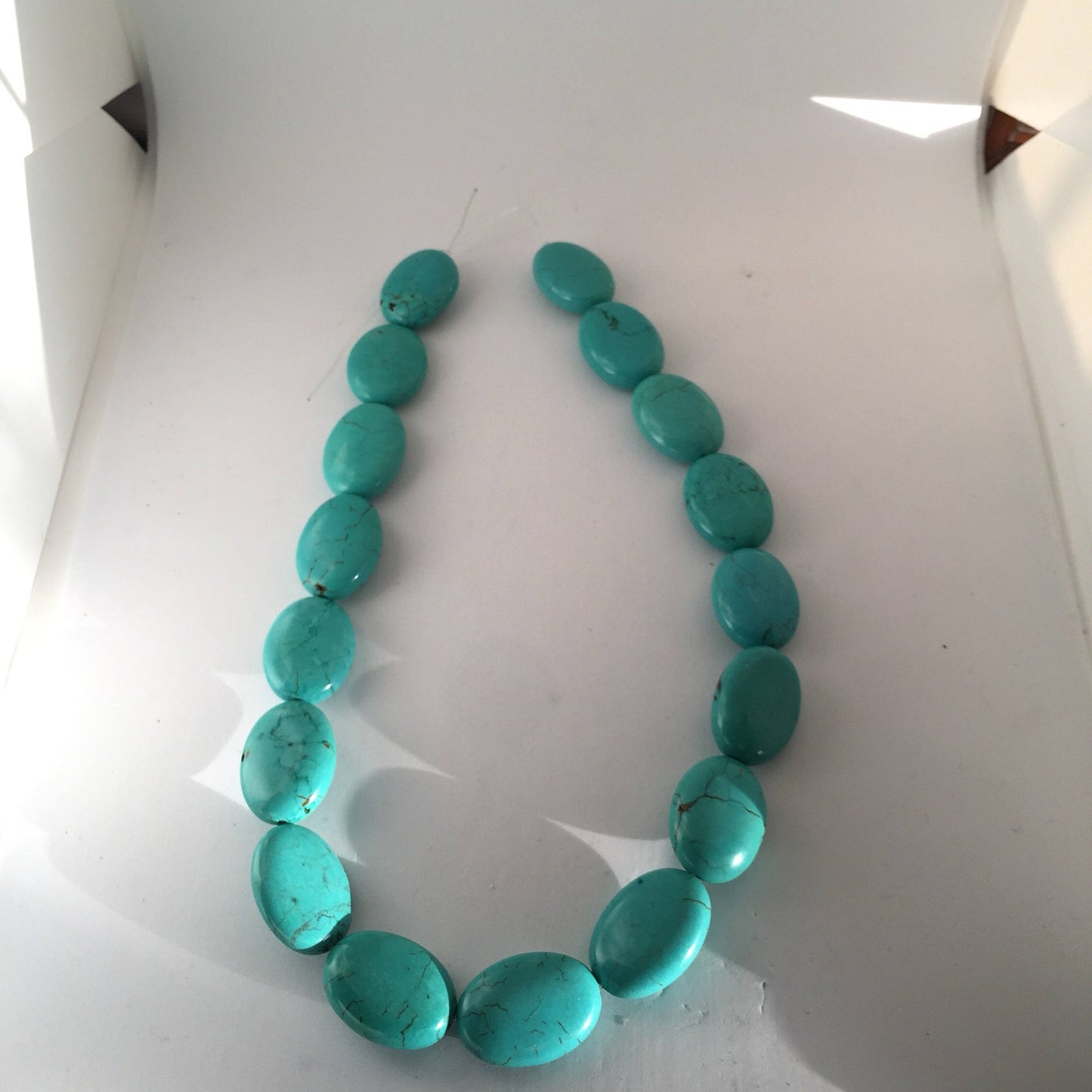 Natural Turquoise 16 inch Unstrung Beads