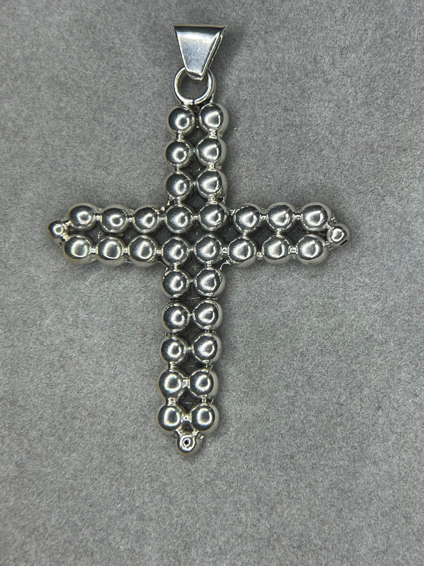 Handmade Sterling Silver Cross Pendant