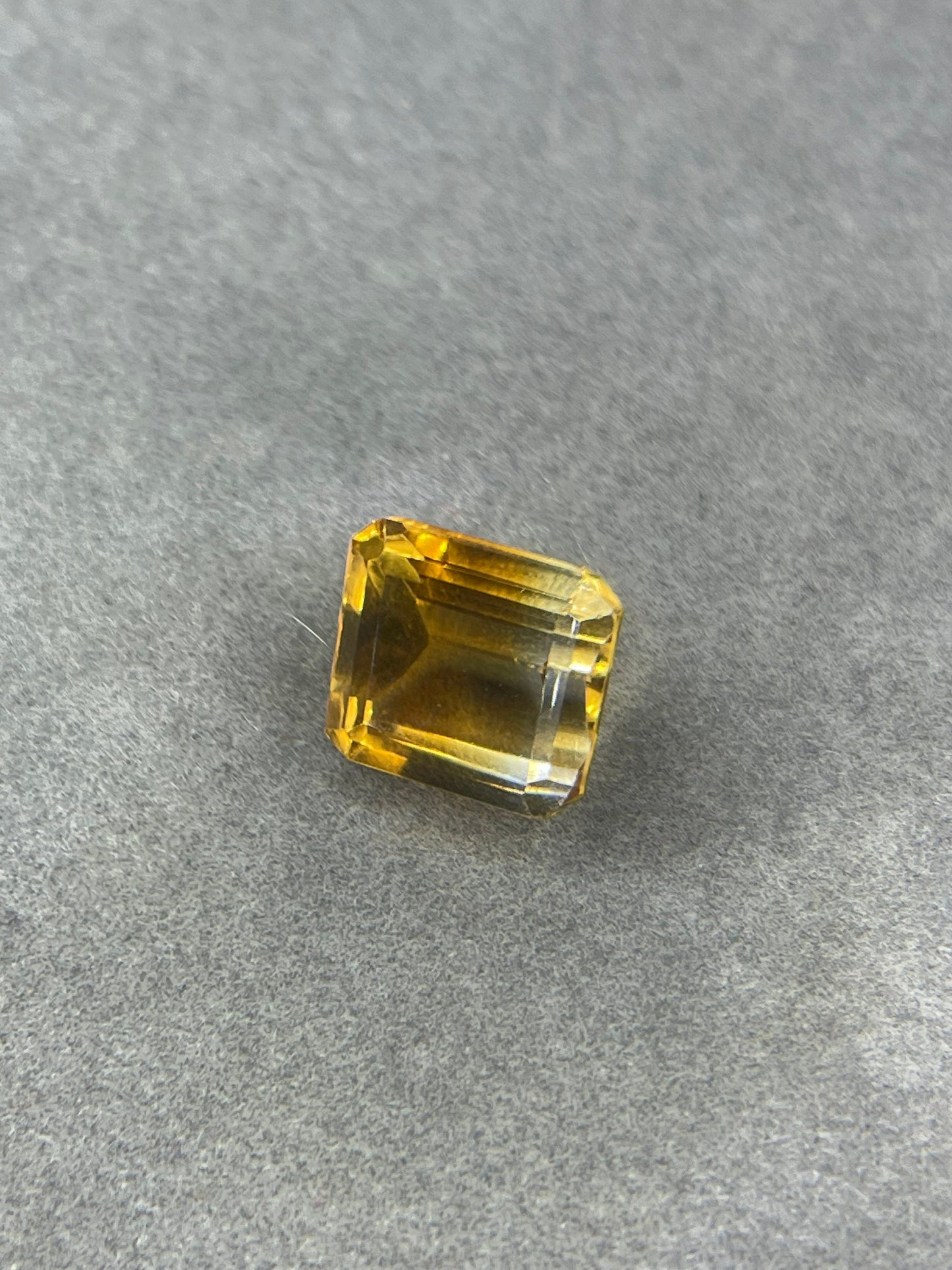 8 Carat Citrine Square Cut Loose Stone