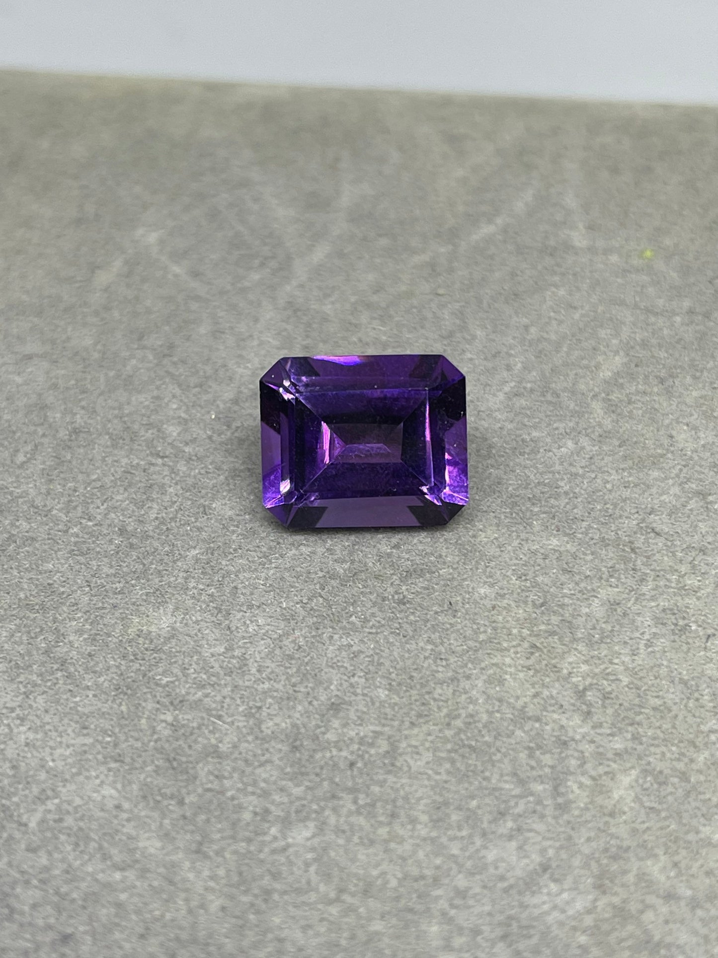 10.47 Carat Bolivian Amethyst Emerald Cut Loose Stone