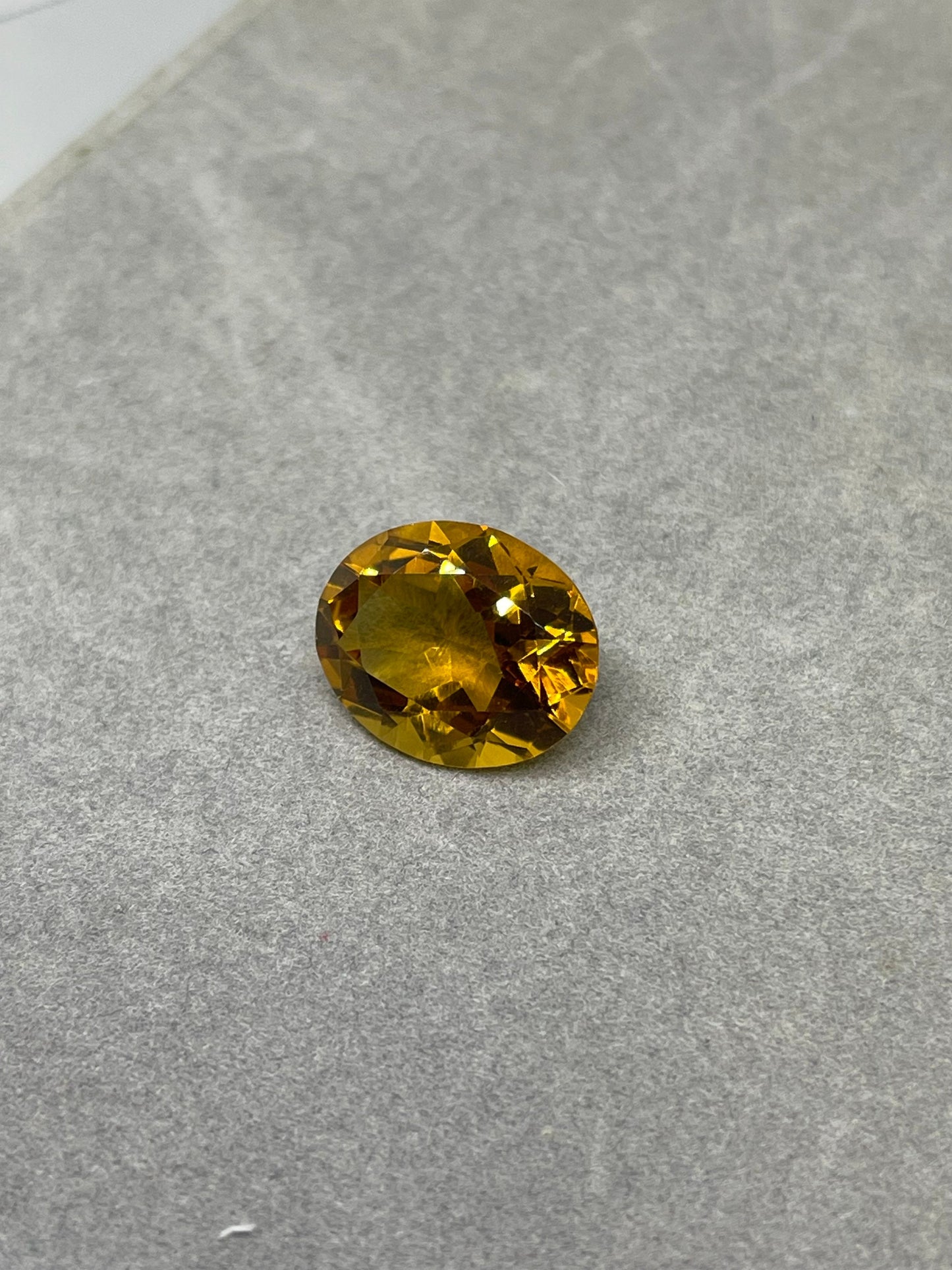 13.91 Carat Citrine Custom Cut Loose Stone