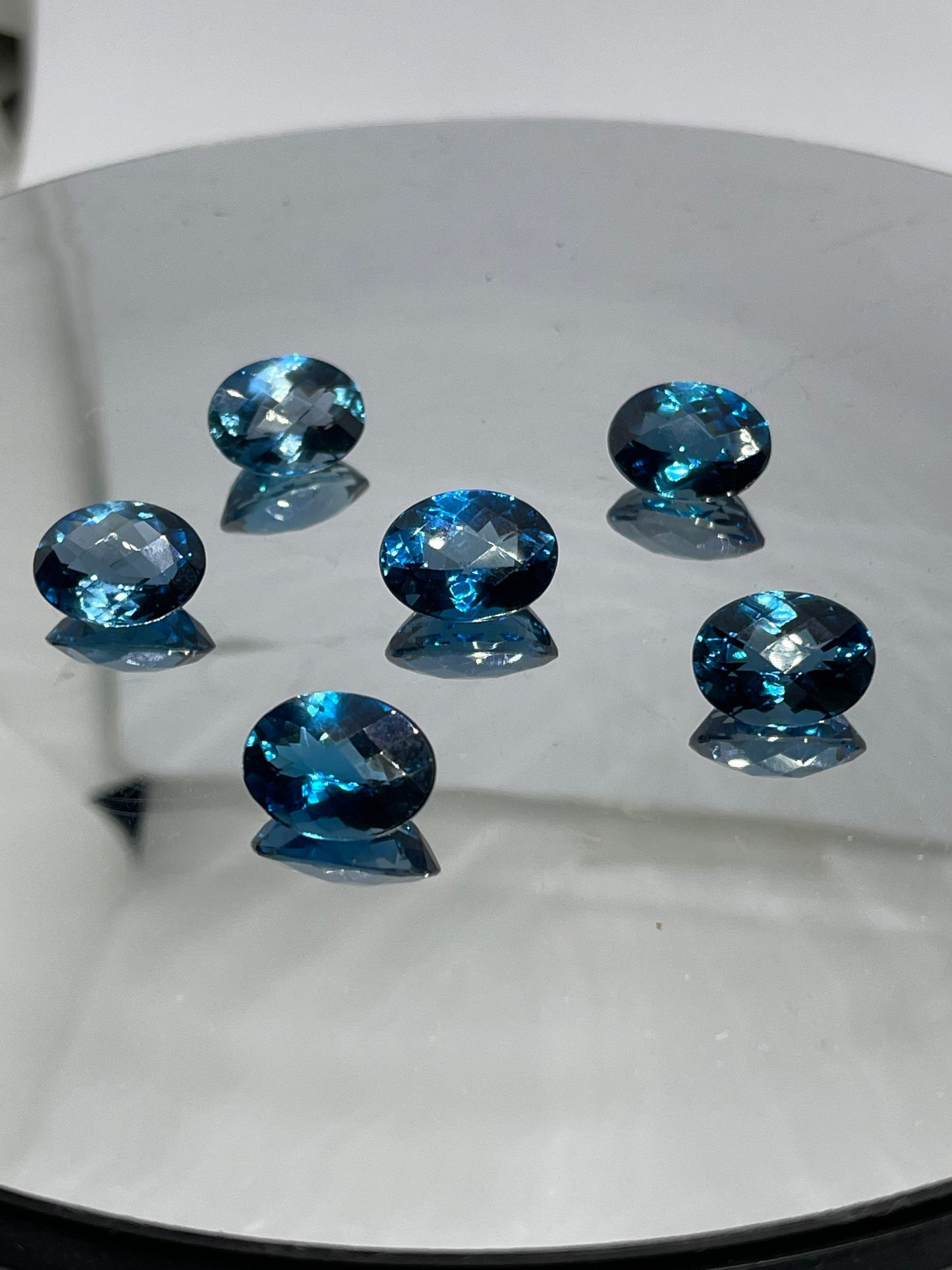 12.25 Carat London Blue Topaz Oval Cut Loose Stone