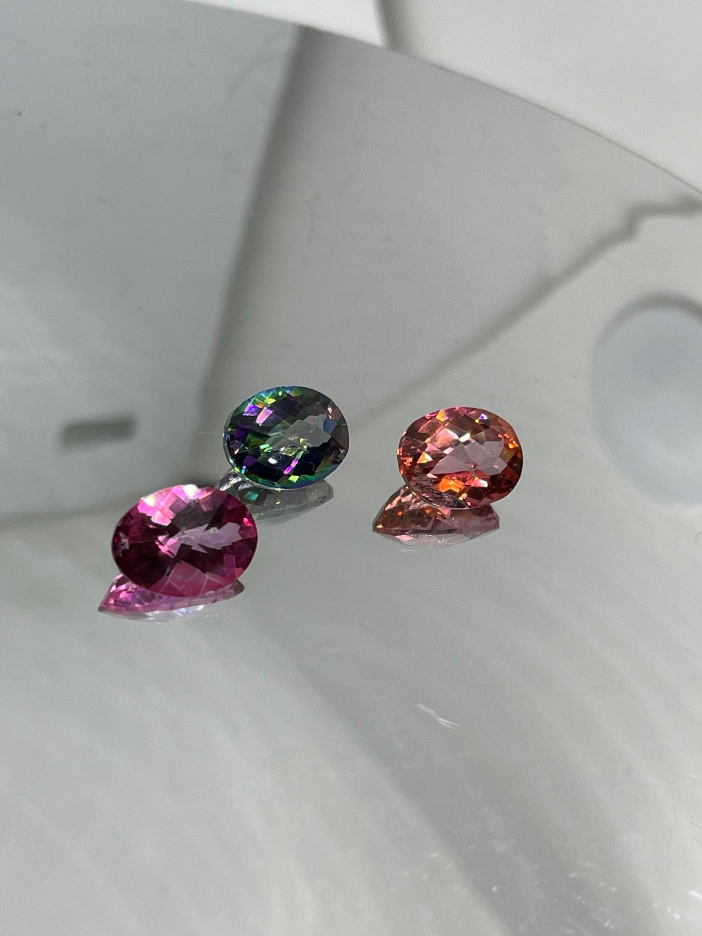 Mystic Fire Topaz Patented authentic Azotic 10x14 MM Oval