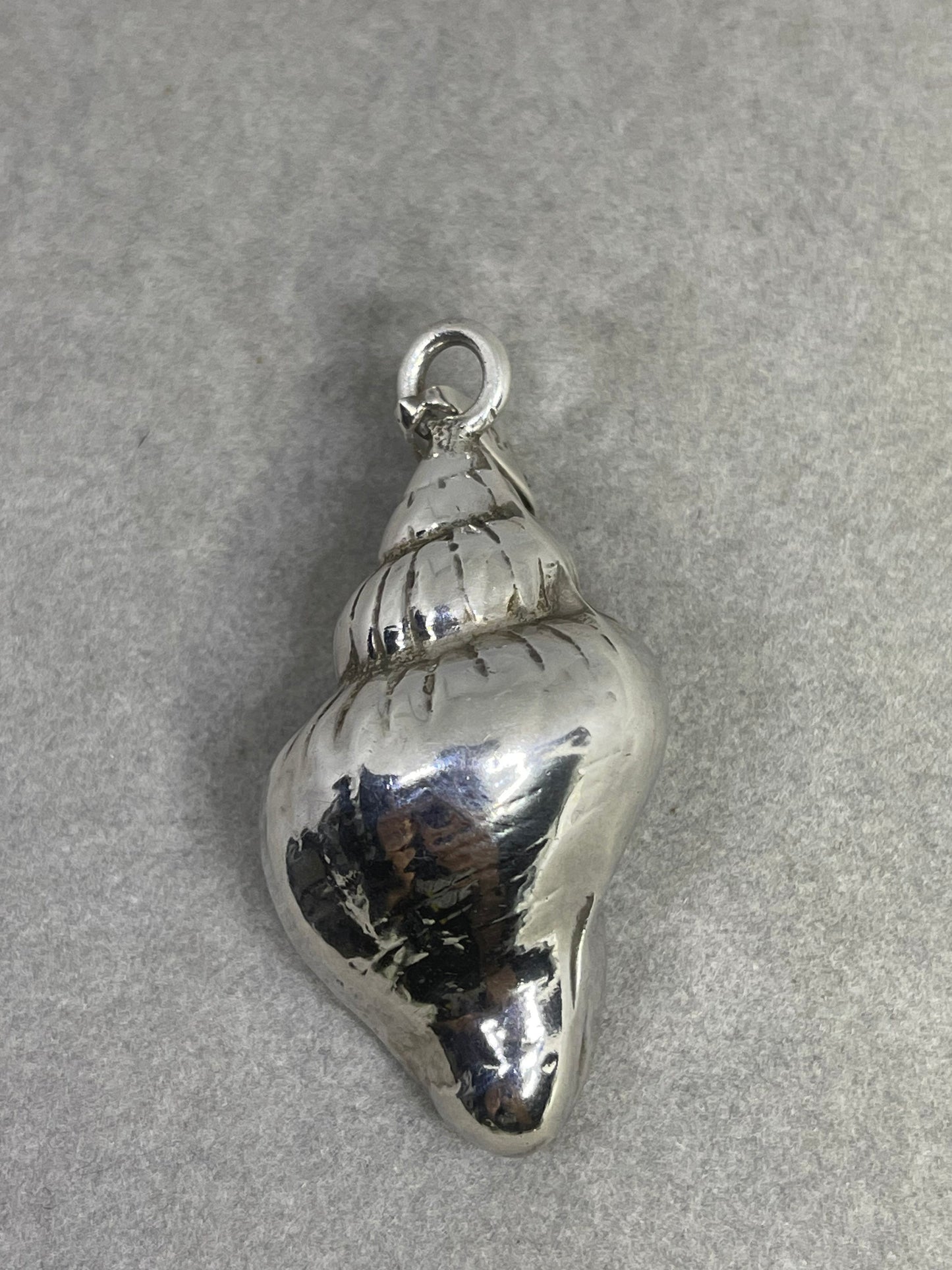 Handmade Sterling Silver Shell Pendant