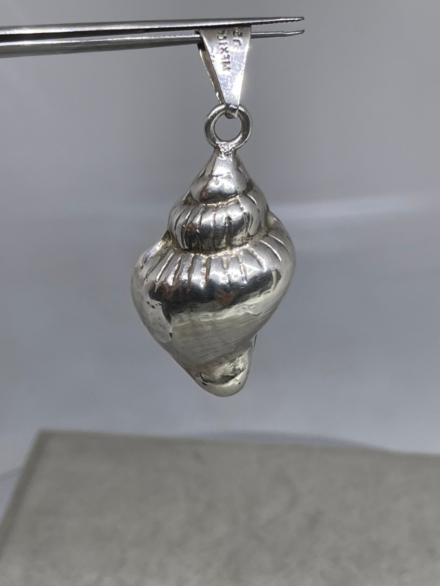 Handmade Sterling Silver Shell Pendant